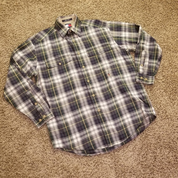 Tommy Hilfiger Long Sleeve Button Down Shirt - Picture 1 of 4